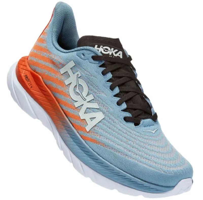 Hoka One One Men's Mach 5 Blue Red-2